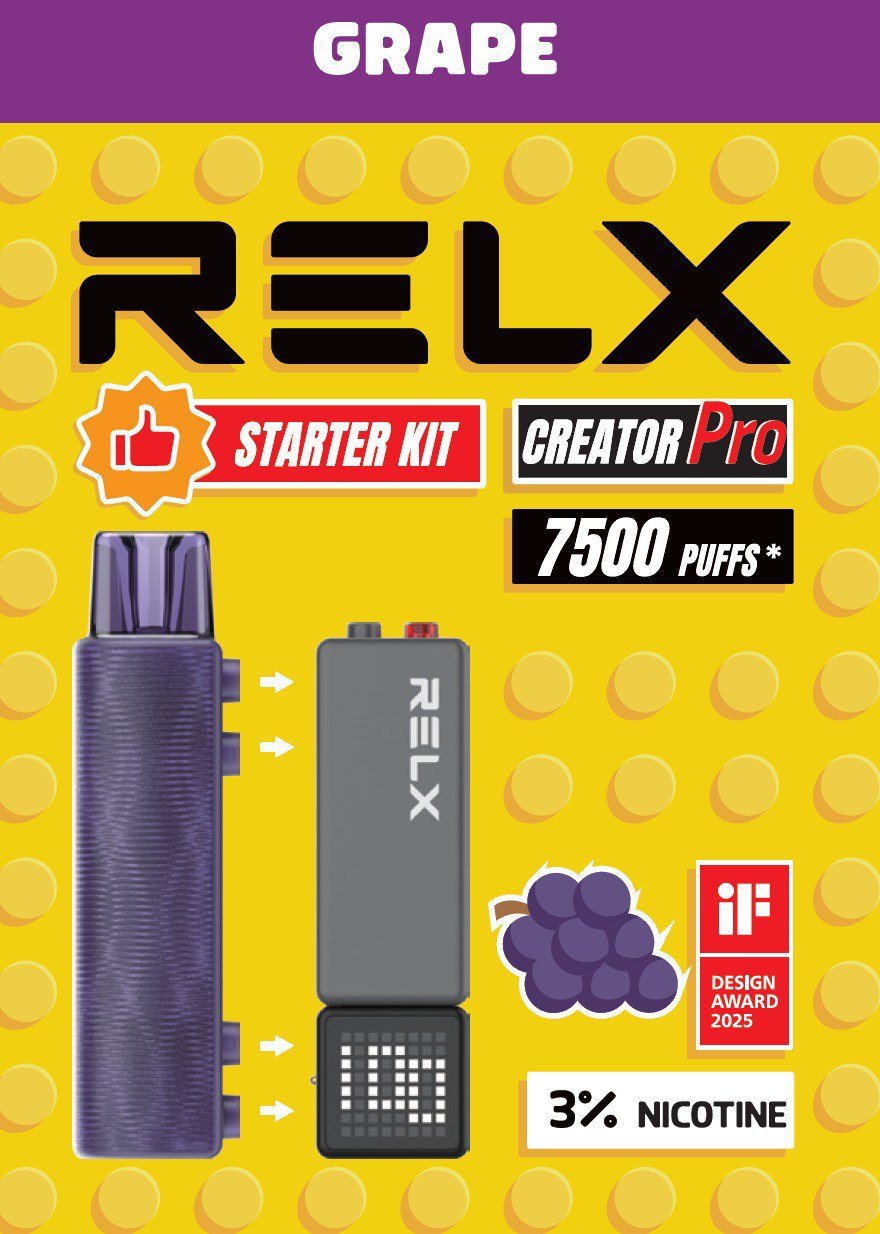 Relx Creator Pro｜積木一次性｜7500口｜ 套裝組合 數量有限！！